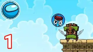 Blue Ball 11 : Bounce Adventure - Part 1 Level 1 - 8 Adventure in the ruins iOS/Android