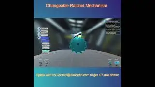 VR Training Software for Mechanical Engineering Career/STEM Education - Ratchet Mechanism