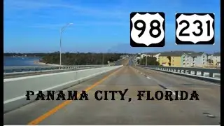 Panama City Florida Driving tour on US 98 East  #panamacityflorida