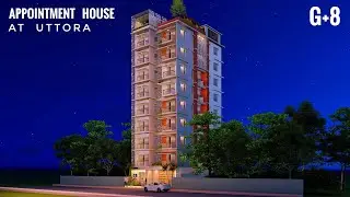 Modern house design | appartment house at uttora, dhaka | building design in bangladesh