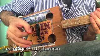 LearnCigarBoxGuitar.com archive. 3 string course #1