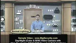 BigSecurity com Day Night Video Camera with High Resolution Night Vision Sony CCD Sample Video