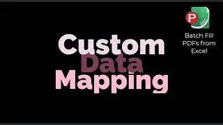 2024 - New Feature from Power PDF Filler: Custom Data Mapping