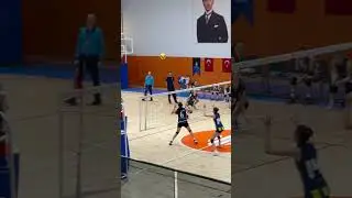 (#151) Monster Block by Fenerbah&ccedil;e against &Uuml;mraniye U14 Game 2025  #volleyball #voleybol #sports