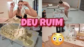 DEU TUDO ERRADO NA COZINHA I COMPREI O LUSTRE DOS SONHOS E ELE PEGOU FOGO 😱🔥 Ketlyn Paiva 