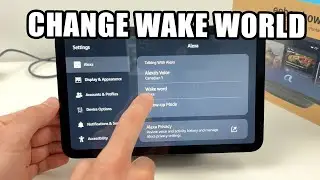 Echo Show 8 (2025) : How To Change the Wake Word
