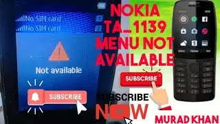 Nokia 210 TA 1139 Menu Not Available solution ! Nokia 210 menu button not available tricks