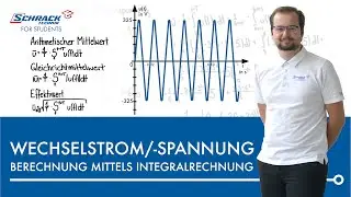 So berechnest du Wechselstrommittelwerte mithilfe des Integrals!