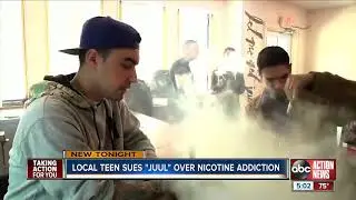 Local teen sues 'JUUL' over nicotine addiction
