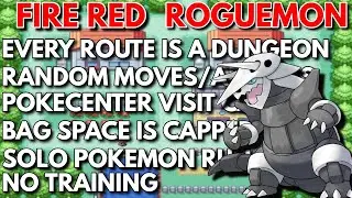 (BUGGING OUT)Pokemon Firered Natdex Roguemon 375+ ATTEMPTS