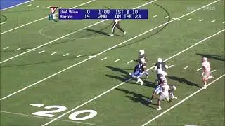 College Football: UVA Wise @ Barton Highlights (9/16/23)