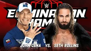 Джон Сина против Сета Роллинса, полный матч WWE Elimination Chamber 2025 #wwe