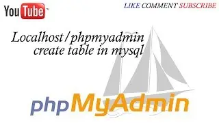 OPEN LOCALHOST/PHPMYADMIN USING XAMPP || CREATE TABLE || DROP || ADD FOR BEGINNERS ( in urdu/hindi )