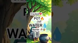 The Cracked Pot and Water Barrier|moral story|English story