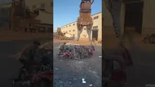 Scrap Car Dismantling Video | Scrap Metal Recycling #scrapyard #carcrush #carcrushing #scraper