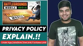 Battleground Mobile India Privacy Policy Explain..!!!