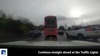 Dill Road Test Route   South Belfast + Mount Merrion Return