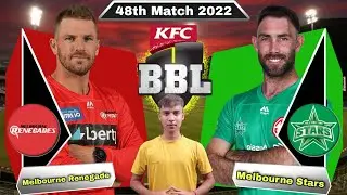 BBL 2022 Melbourne Renegades vs Melbourne Stars 48th Match Prediction - REN vs STA Dream11 | Live