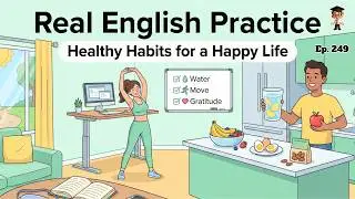 Improve Your English Speaking | Daily Conversation About Healthy Habits