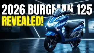 2026 Suzuki Burgman 125 REVEALED! Design, Features, Price & Top Speed Review