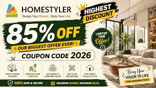 Homestyler Coupon Code💥Homestyler Promo Code💥Homestyler Discount Code