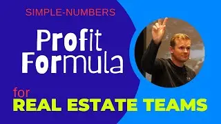 The Profit Formula: Is Your Real Estate Team Profitable enough? Find out using this Simple Formula.