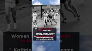 Women Weren&rsquo;t Allowed to Run Marathons &mdash; Until She Did It Anyway 👟 #womeninhistory #inspiringwomen
