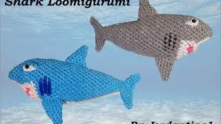 Shark Loomigurumi Amigurumi Part 3 Rainbow Loom Band Crochet Hook Only Bruce Finding Nemo Лумигуруми