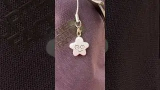 How to make a Happy Star polymer clay backpack charm ⭐️! #shorts #happystar #objectshow