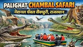 Palighat Chambal Safari me gaya boating karna🔥#vlog #daily #trending #viral #chambal #safari #vlog 