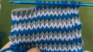 Three color Crochet patterns love crochet & knitting  is live!