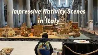 Italians are serious about nativity scenes! Impressive nativity scenes from Florence and Assisi