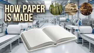 Vertex Process : The Complete Process of Making Notebooks | From Wood Pulp to Paper