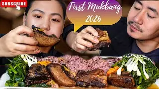 Smoked Pork With Axone Sumi Special | Naga Couple Mukbang 2026