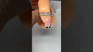 😍Cow Print Nail Design | Short Nails #shorts #shortnails #explorepage