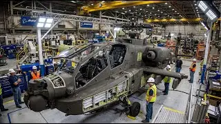 How Boeing Builds the Apache AH-64 | Inside America&rsquo;s Deadliest Attack Helicopter Factory