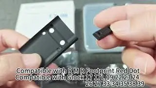 ohhunt Red Dot Adapter Plate fit Glock 17 19 Compatible with RMR/407C/507C/508T Red Dot Sight