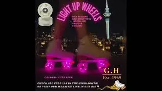 Light Up Wheels Pure Pink