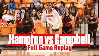 Hampton vs Campbell Women's Basketball Full Game Replay | 2025 CAA Basketball
