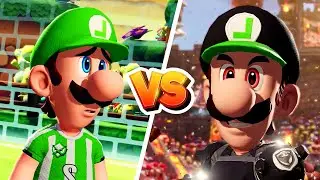 Mario Strikers Battle League - Luigi Vs Evil Luigi