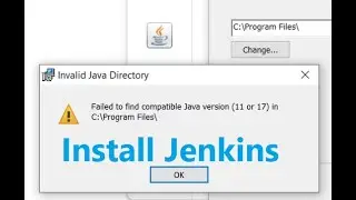 How to fix Invalid Java Directory - Failed to find compatible Java version (11 or 17) Jenkins