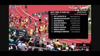 Junior Olympics 100m semi finals