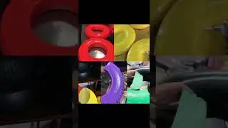 A and B, PU foaming process, PU Foam Caster flat free wheels, Solid rubber Puncture Proof Tyre