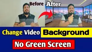 Mobile Se Video Background Kaise Change Kare 2025 | No Green Screen Trick #technicalbarni 