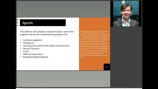 Webinar Preview: Summary Judgment, Striking Out and Ending Litigation without a Trial