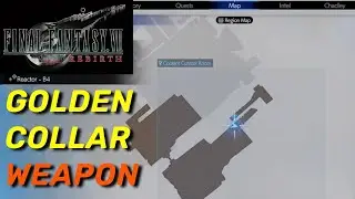 Where to Find Golden Collar Weapon - Gongaga Reactor | Final Fantasy 7 Rebirth