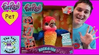 Обзор распаковки игрушки FurReal Parrot Rock-a-Too