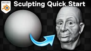 Sculpting Quick Start Guide for Absolute Beginners (Blender Tutorial)