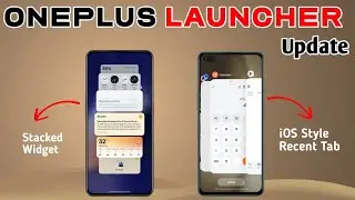 OnePlus OxygenOS 16 Launcher Update 💥 iOS Style Recent Tab & Stacked Widget! 😍