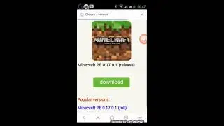 Cara download minecraft pe 0.17.1 uc mini